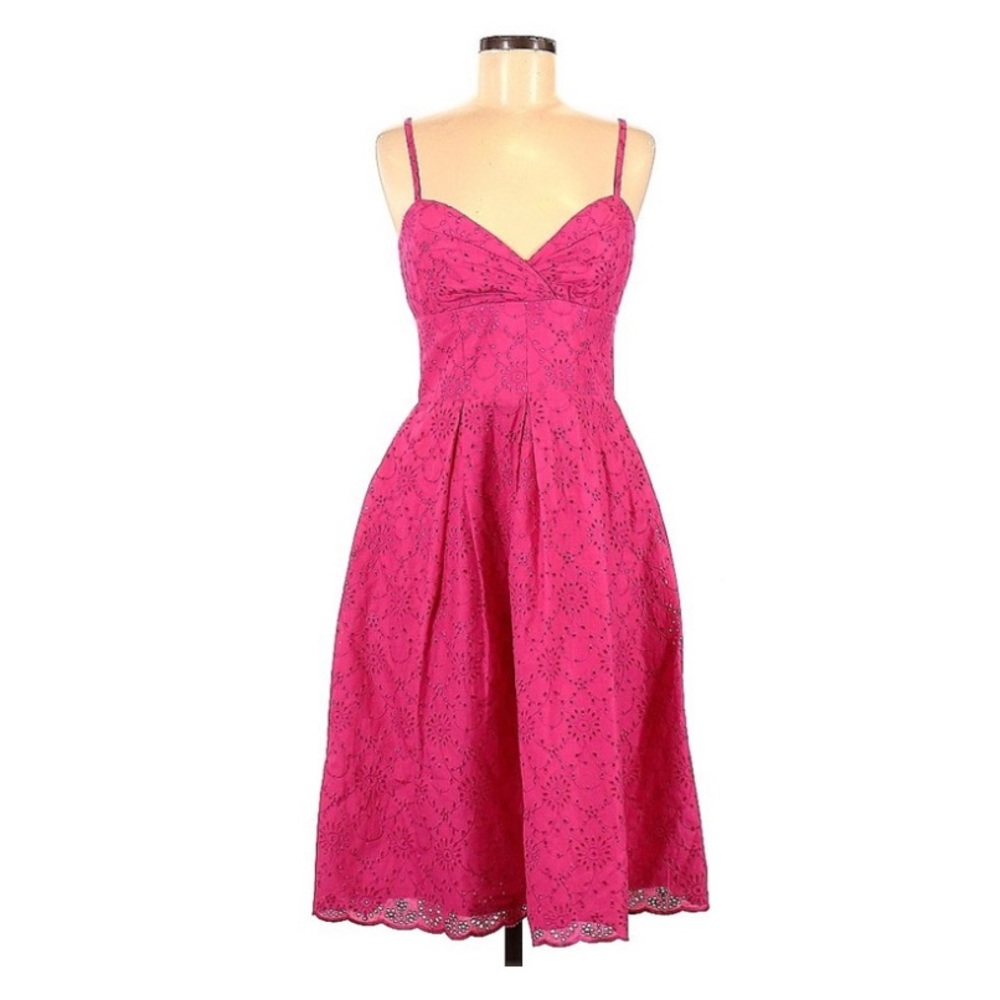 LILLY PULITZER Casual Sun Dress Pink in size 6 Spaghetti Straps